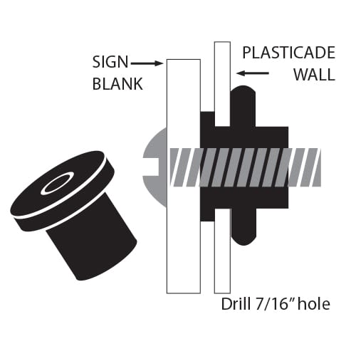 Grimco  H-Frame Sign Holders (Slide-In)