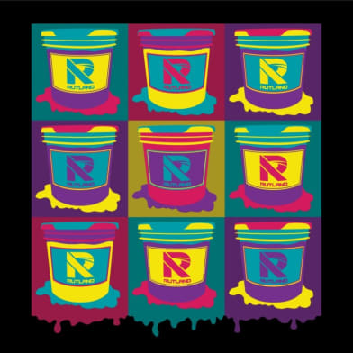 RUTLAND プラスチゾルインクM2 HO WHITE 5ガロン