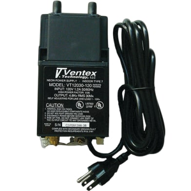 VAT69 電飾 Ventex Electronic Neon Power Supply Indoor Type 7 | Grimco