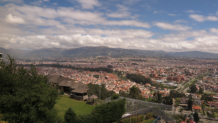 Vista da cidade de Cuencar, desde o Mirante Turi Vista da cidade de Cuencar, desde o Mirante Turi