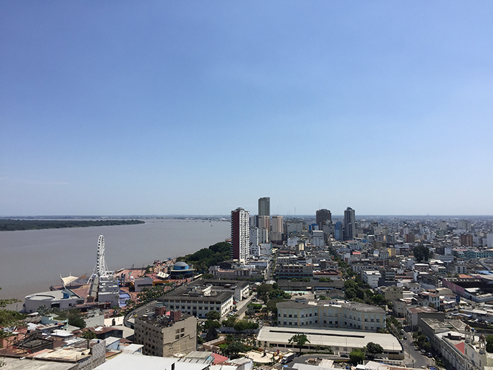 Vista da cidade desde o Cerro Santa Ana