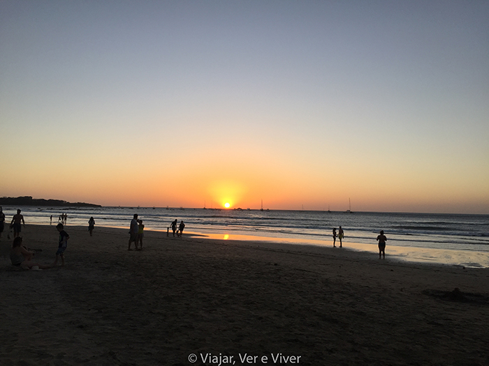 Pôr do Sol na Praia de Tamarindo