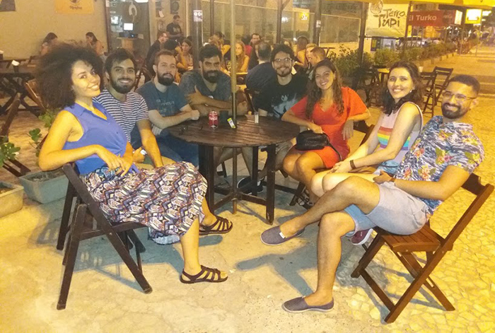 Amigos que conheci em Salvador, na Bahia, e reencontrei em Aracaju, no Sergipe.