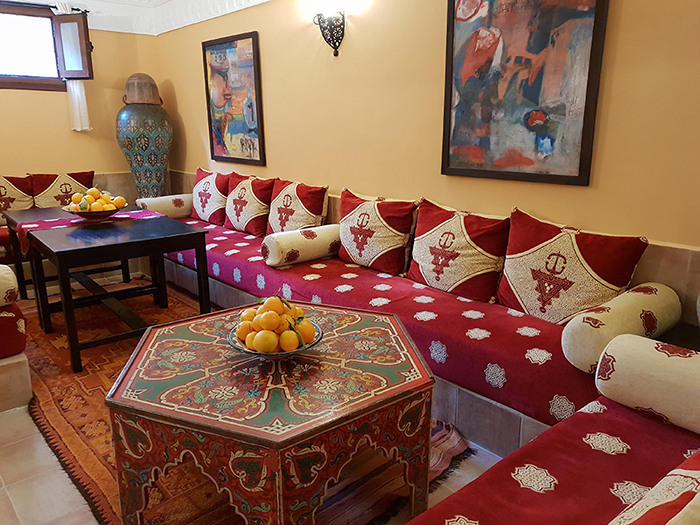 Bela decoração bem ao estilo Marroquino
