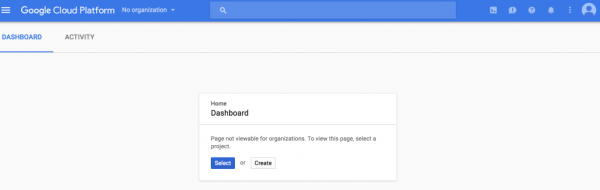 console dashboard