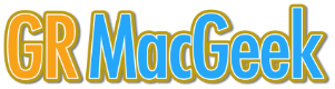 Logo words saying G R MacGeek
