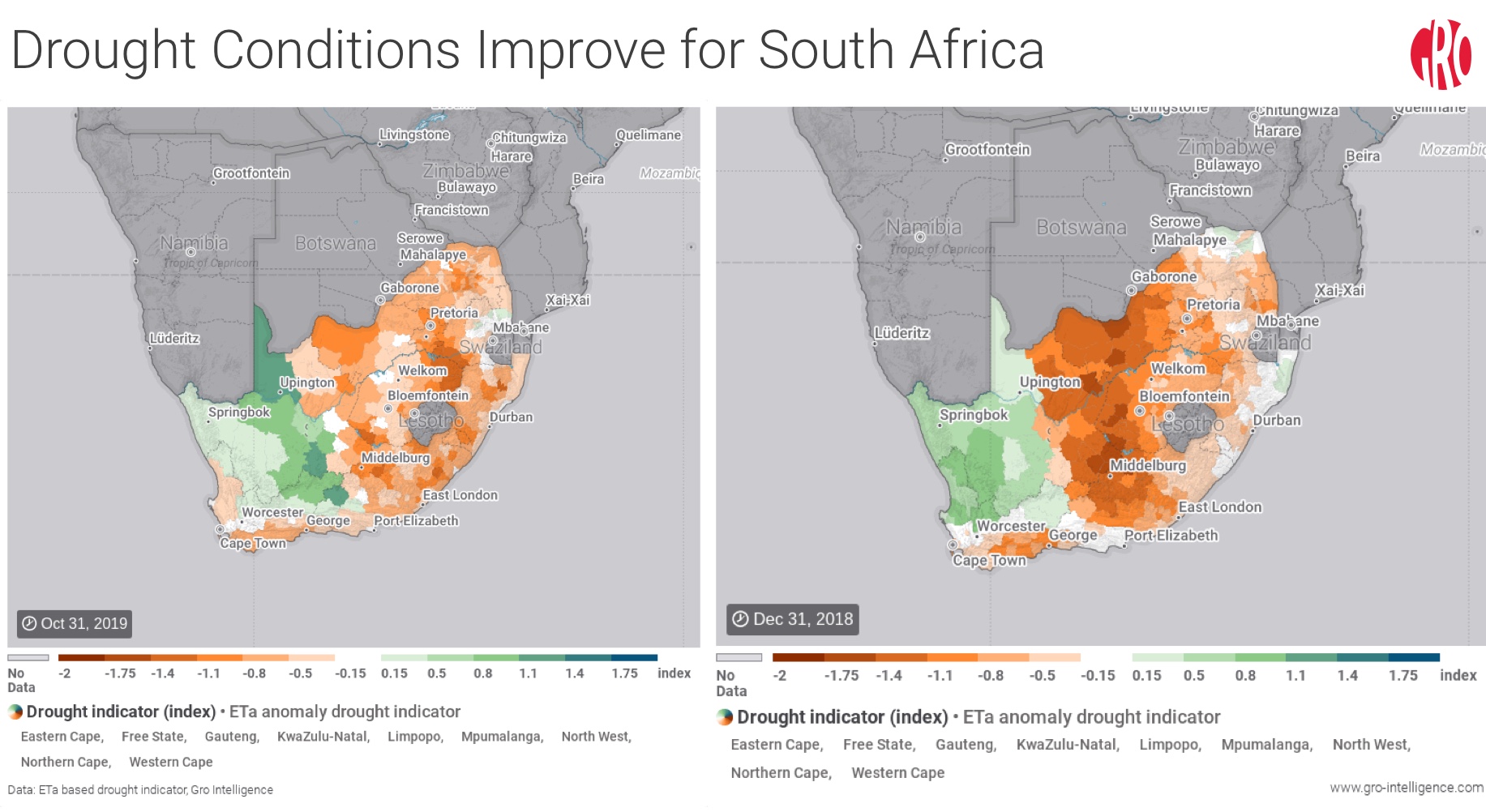 South African Maize Price Chart