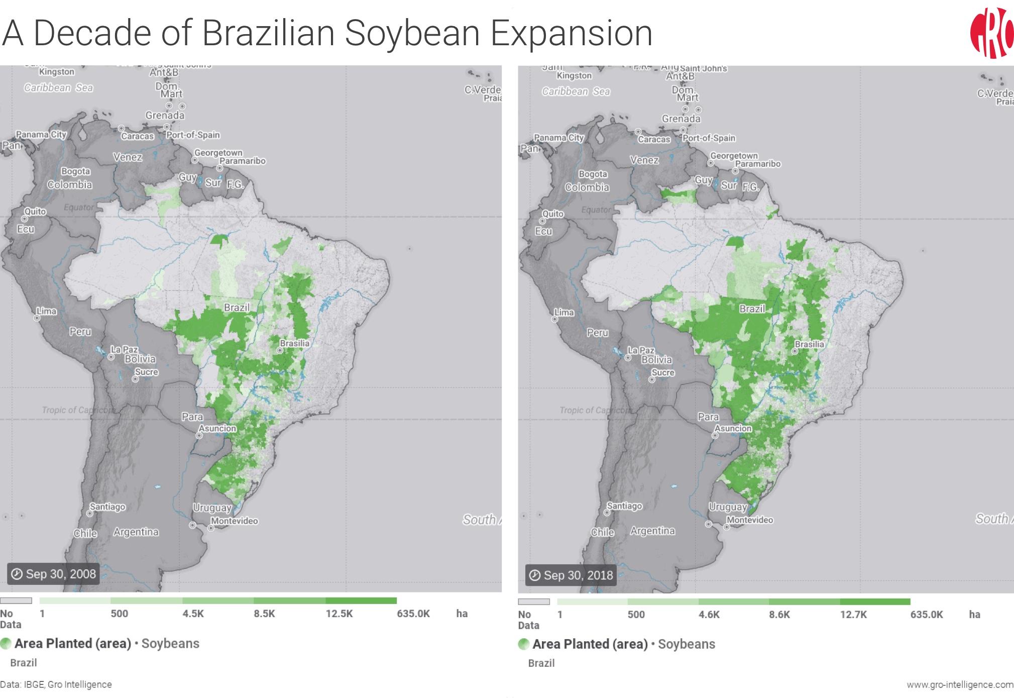 Brazil Heads For Record Soybean Crop Amid Plans For Further Expansion Gro Intelligence