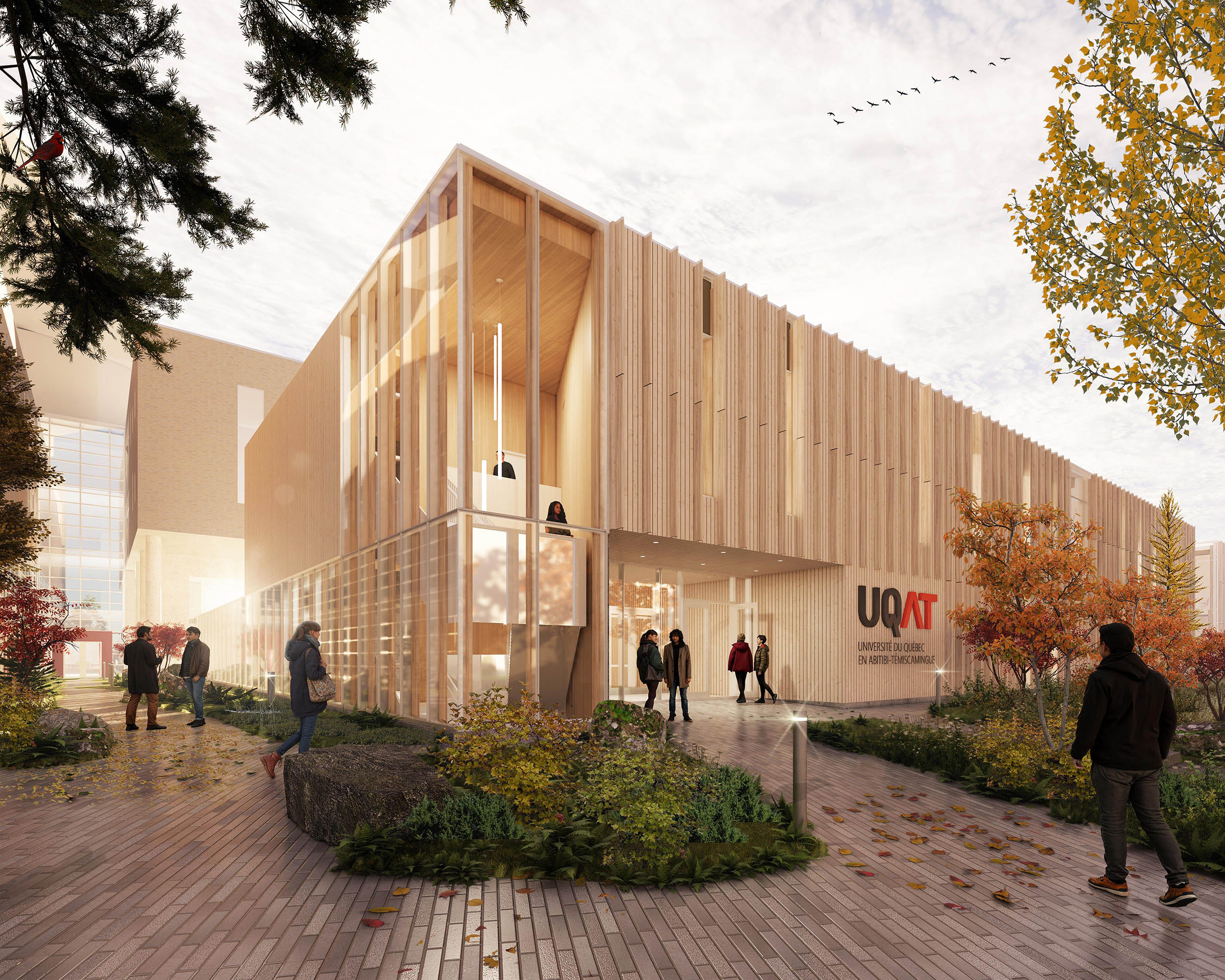 Concours du nouveau pavillon de l'UQAT | notre proposition finaliste