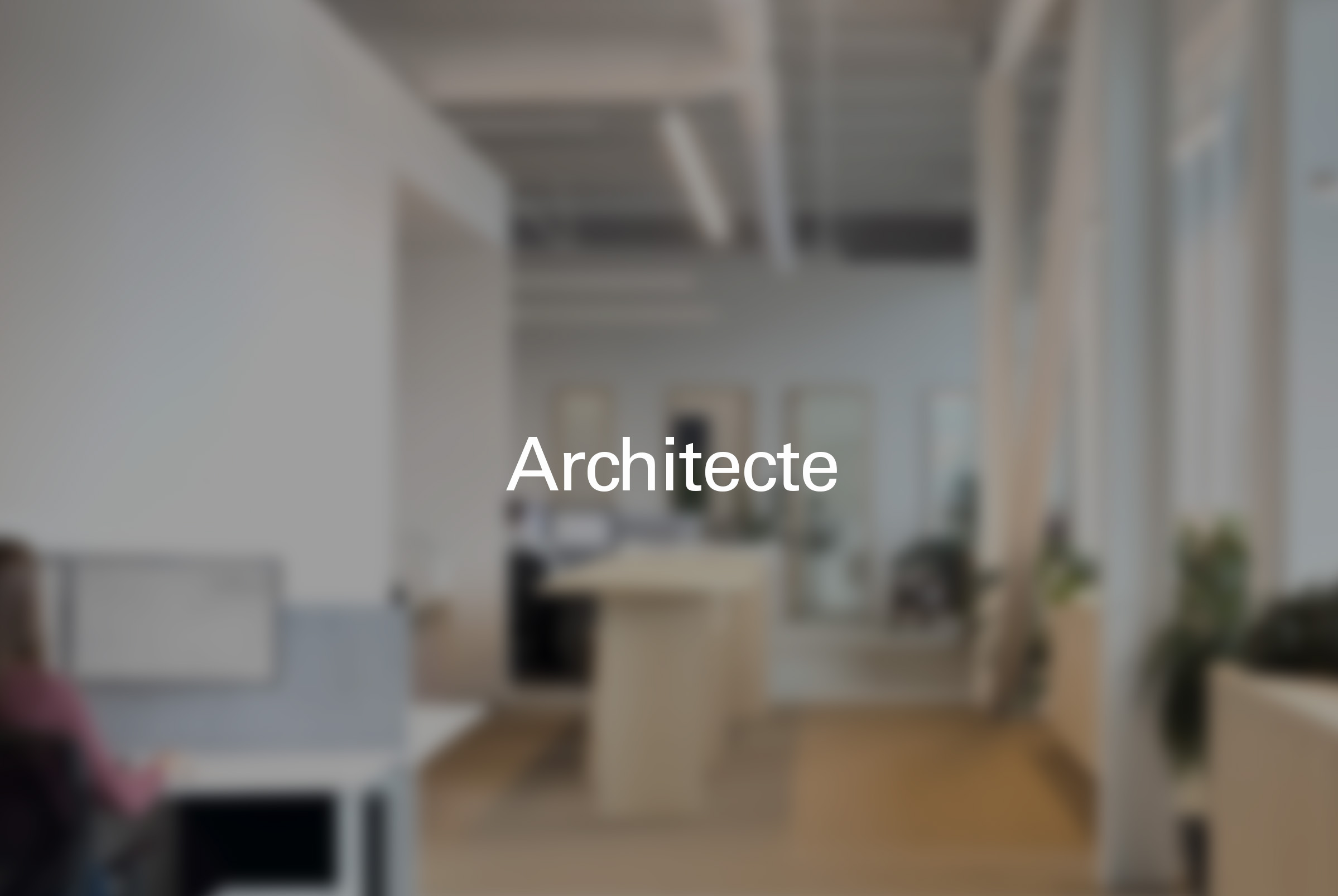 Offre d'emploi ! Architecte