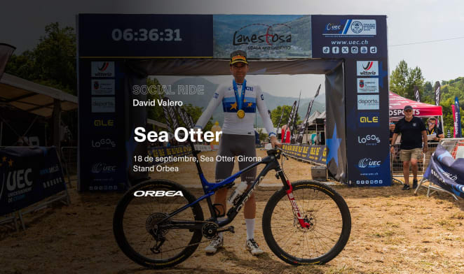 SOCIAL RIDE DAVID VALERO&ORBEA - SEA OTTER