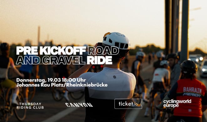CYCLINGWORLD 2026 | Community Opening Ride | Thurday Riding Club x Canyon x Ticket.io