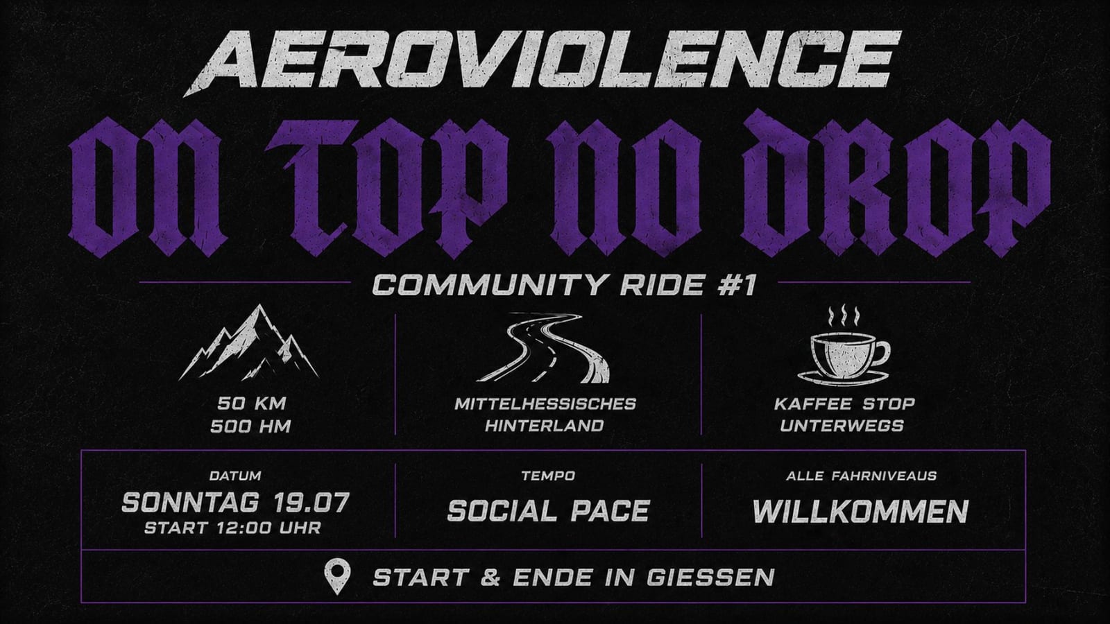 ON TOP NO DROP I Community Ride #1