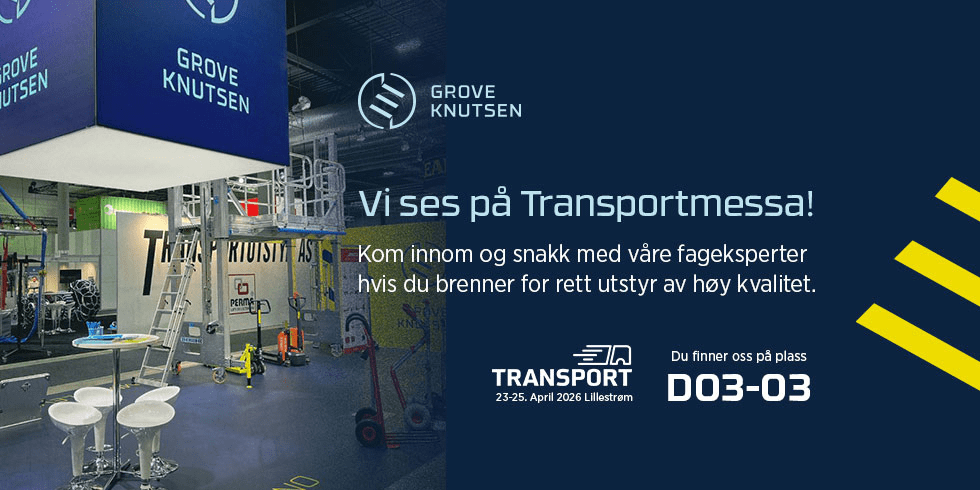 Vi stiller ut på Transportmessen 206 23-25 april Nova Spektrum, Lillestrøm