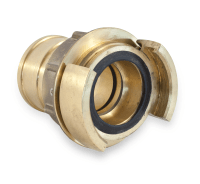 NOR-1 Kupling 3" med slangehals i messing