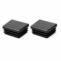 Innsats plast 40X40mm sort 2 stk