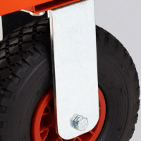 Hjulgaffel 260mm fast