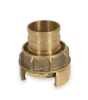 NOR-1 Kupling 2,5" med slangehals i messing