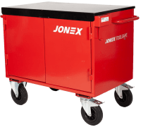 Jonex Toolsafe Verktøyvogn 400l 500kg Massive hjul m/dører