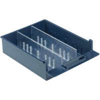 Skillevegg til reolskuff 4-800 Transparent Stor