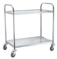 Trillebord Rustfritt 2 hyller