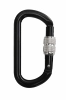 Karabinkrok skrulås Alu D-form