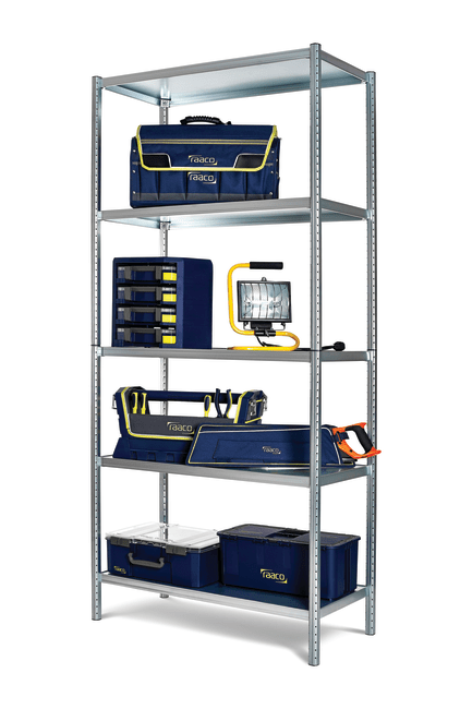 Reol med 5 hyller 200x92x43 cm 100 kg