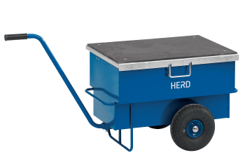 Verktøyvogn 2-hjul låsbar 160 liter