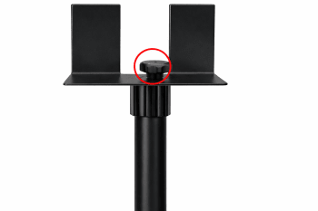 Tripod fingerskrue B til W6R Arbeidslampe