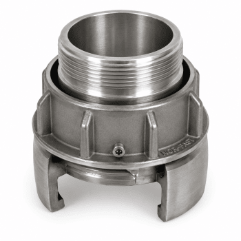Kupling NOR 1-lås 2,5" utvendige gjenger i aluminium
