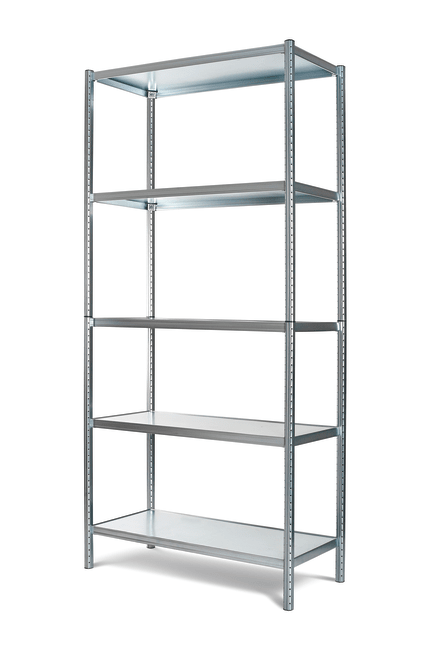 STÅLREOL 5 HYLLER 200x92x34 CM