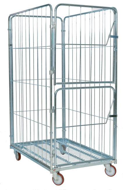 Rullecontainer m/ 2-Fløyet Dør