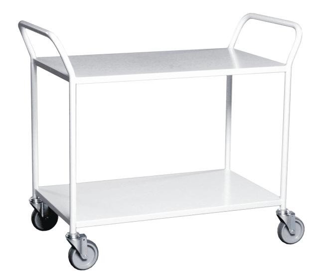 Trillebord 255 Hvit m/ 2 Hyller