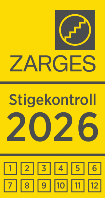 Stigekontrollmerke 2026 6 stk