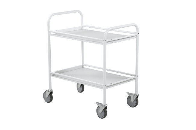 Trillebord med 2 hyller