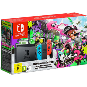 Nintendo Switch Neon-Blue / Neon-Red Konsole + Splatoon 2
