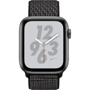 Apple Watch Nike+ Series 4 GPS+Cellular, 44 mm Aluminium-Gehäuse, Sportschlaufe / -band