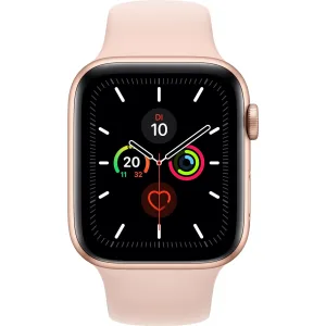 Apple Watch Serie 5 GPS, 44-mm-Aluminiumgehäuse, Sportarmband