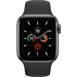 Apple Watch Serie 5 GPS, 44-mm-Aluminiumgehäuse, Sportarmband