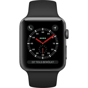 Apple Watch Serie 3 GPS + Cellular, 42 mm, Aluminiumgehäuse, Sportarmband