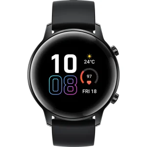 Honor Magic Watch 2, 42 mm Edelstahlgehäuse, Fluorkautschukarmband