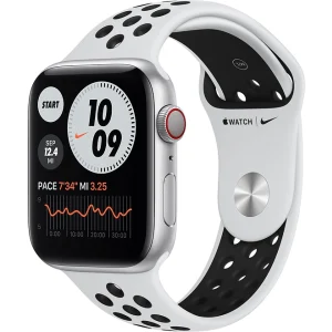 Apple Watch Nike Serie 6 GPS + Cellular , 44 mm Aluminium-Gehäuse, Sportarmband