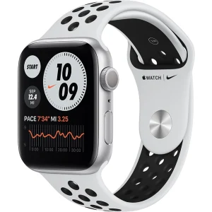 Apple Watch Nike Series 6 GPS, Silver Aluminium case and sport band, 44mm