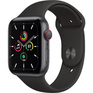 Apple Watch SE GPS + Cellular, Space gray Aluminium case and sport band, 40mm