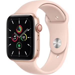Apple Watch SE GPS + Cellular, 44-mm-Aluminiumgehäuse, Sportarmband