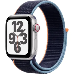 Apple Watch SE GPS + Cellular, 44 mm Aluminium-Gehäuse, Sport-Loop / Band
