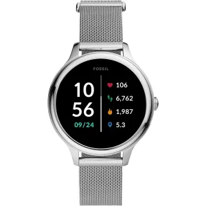 Fossil Gen 5E Damen-Smartwatch, 42-mm-Edelstahlgehäuse