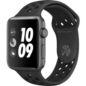 APPLE Watch Nike+ GPS + Cellular, 42 mm Aluminium-Gehäuse, Sportarmband