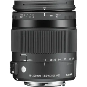 Sigma 18-200 mm f/3,5-6,3 DC OS HSM