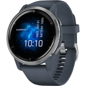Garmin Venu 2 Smartwatch, 45mm Faserverstärktes Polymer-Gehäuse & Sportarmband